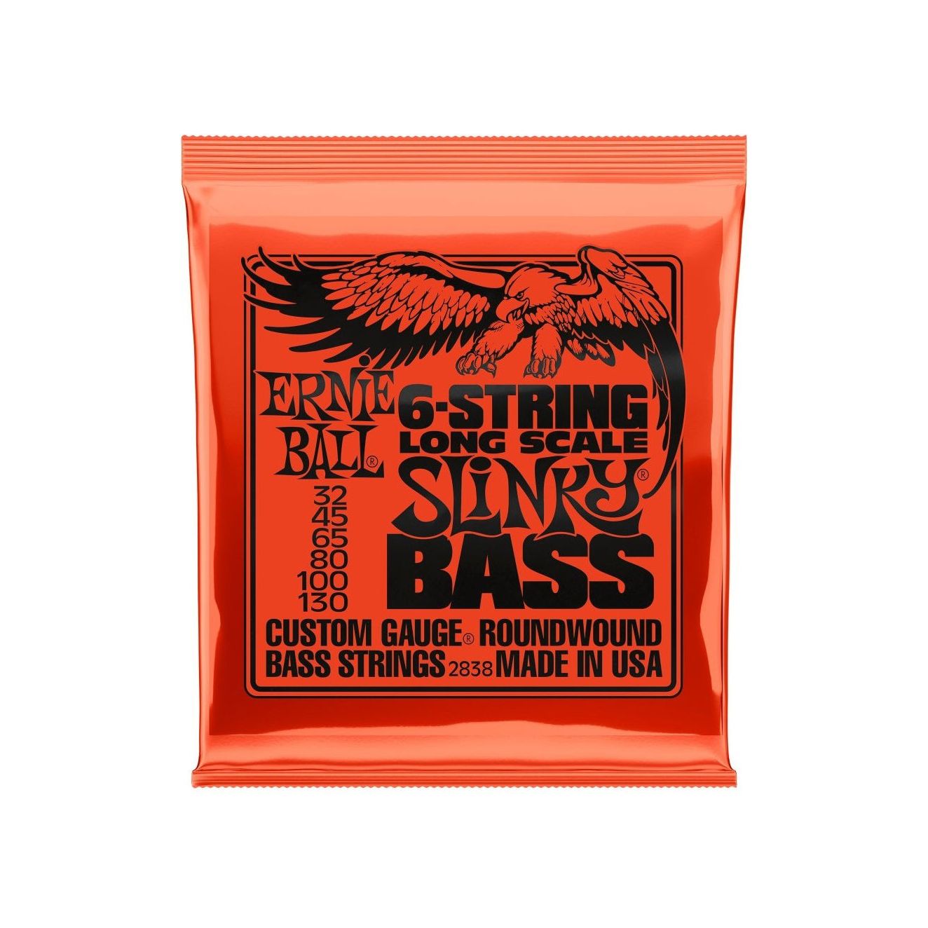 Ernie Ball - 2838 6 String Slinky 6-strängset - Musik Utan Gränser 