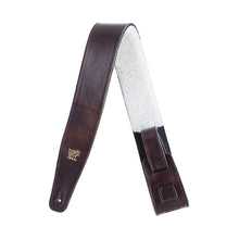 Ladda upp bild till gallerivisning, Ernie Ball - 4138 Axelband i italienskt läder kastanjefärgat - Musik Utan Gränser 
