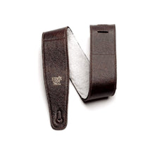 Ladda upp bild till gallerivisning, Ernie Ball - 4138 Axelband i italienskt läder kastanjefärgat - Musik Utan Gränser 
