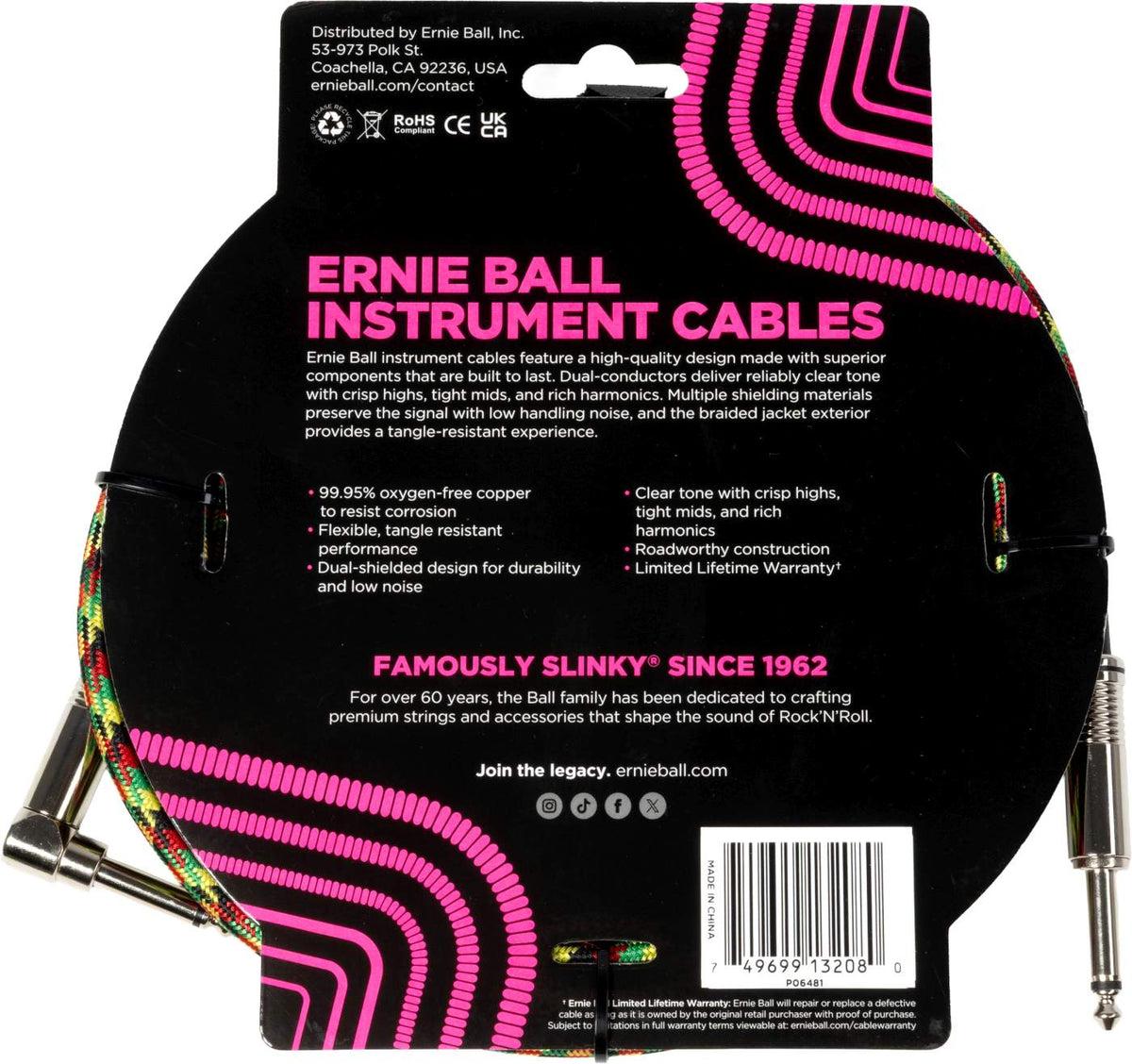 6481 Good Vibrations 3 Meter rak/vinklad