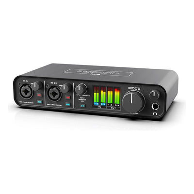 Motu - M4 4-in/4-ut USB-C ljudkort med ultralåg latency - Musik Utan Gränser 