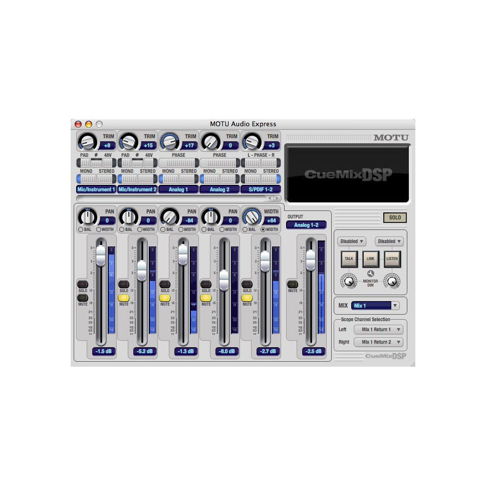 Motu - Audio Express 6 x 6 Hybrid Firewire/USB2 - Musik Utan Gränser 