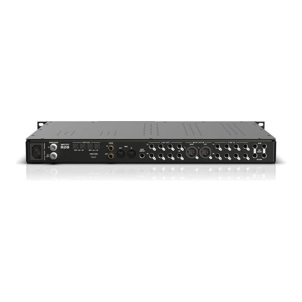 Motu - 828 28 x 32 USB3 audio interface - Musik Utan Gränser 