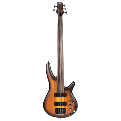 Ibanez - SRF705-BBF Brown Burst Flat Workshop 5-strängad bandlös - Musik Utan Gränser 