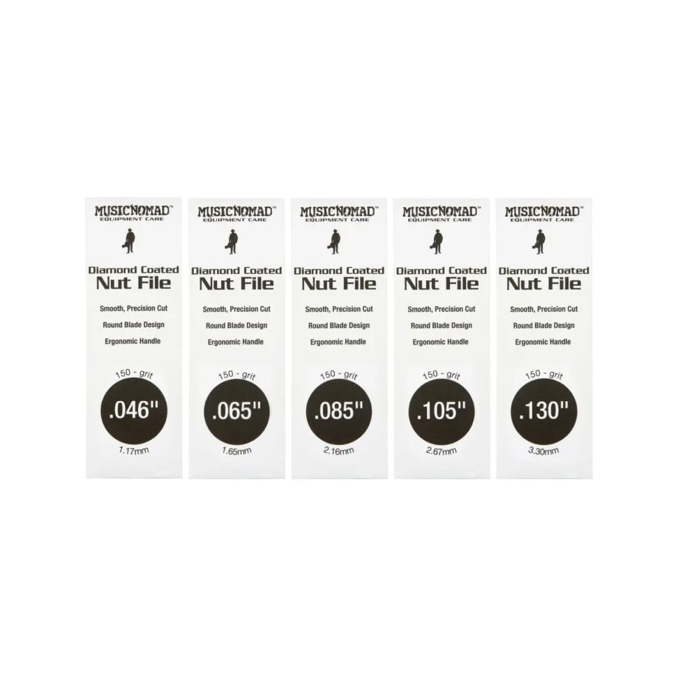 MN673 Set med sadelfilar för 5-strängad bas 45–130