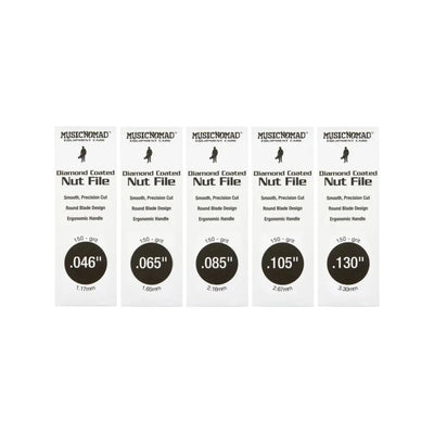 MN673 Set med sadelfilar för 5-strängad bas 45–130