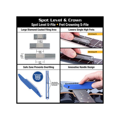 MN880 Premium Guitar Tech Fret Tool Set - 18 pcs