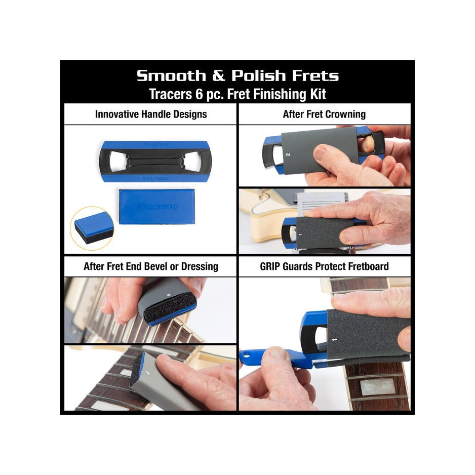 MN880 Premium Guitar Tech Fret Tool Set - 18 pcs