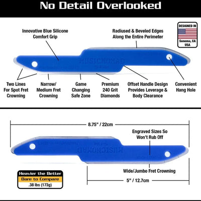 MusicNomad MN872 Guitar Fret Leveling Kit – bild 2