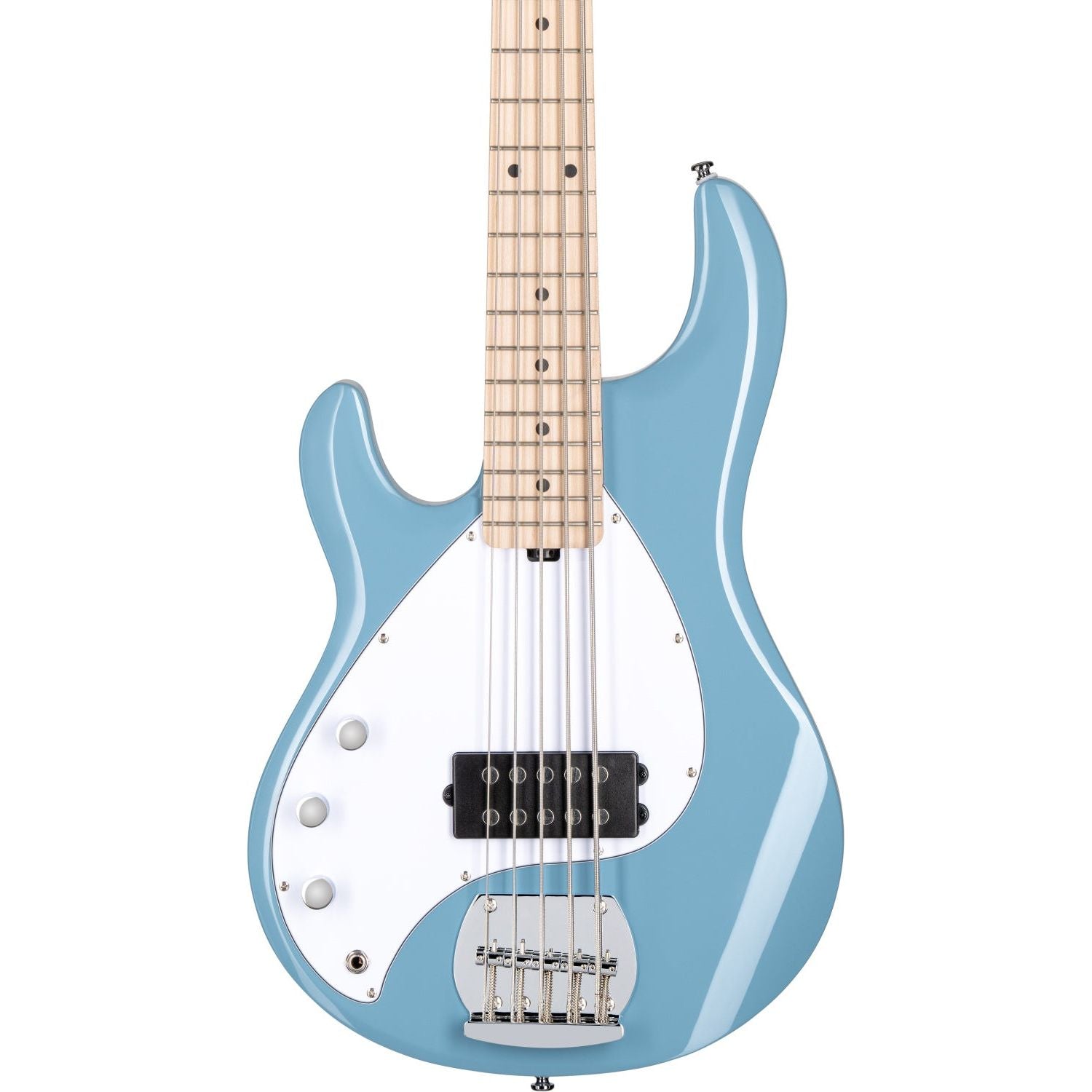 Sterling By Music Man - Ray5LH-CHB Chopper Blue 5-strängad vänsterhänt - Musik Utan Gränser 