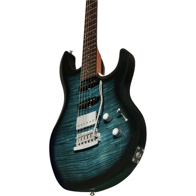 LK100HSS-YUB Steve Lukather Yucatan Blue