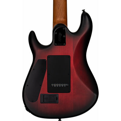 Sterling By Music Man - Richardson7 Dark Scarlet Burst Satin - Musik Utan Gränser 