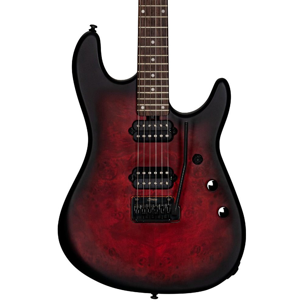 Sterling By Music Man - Richardson 6 Dark Scarlet Burst Satin - Musik Utan Gränser 