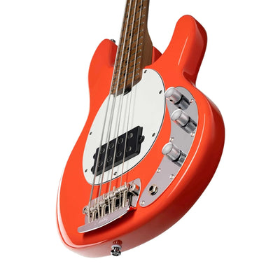 Sterling By Music Man RAY4SS Short Scale Fiesta Red – bild 4