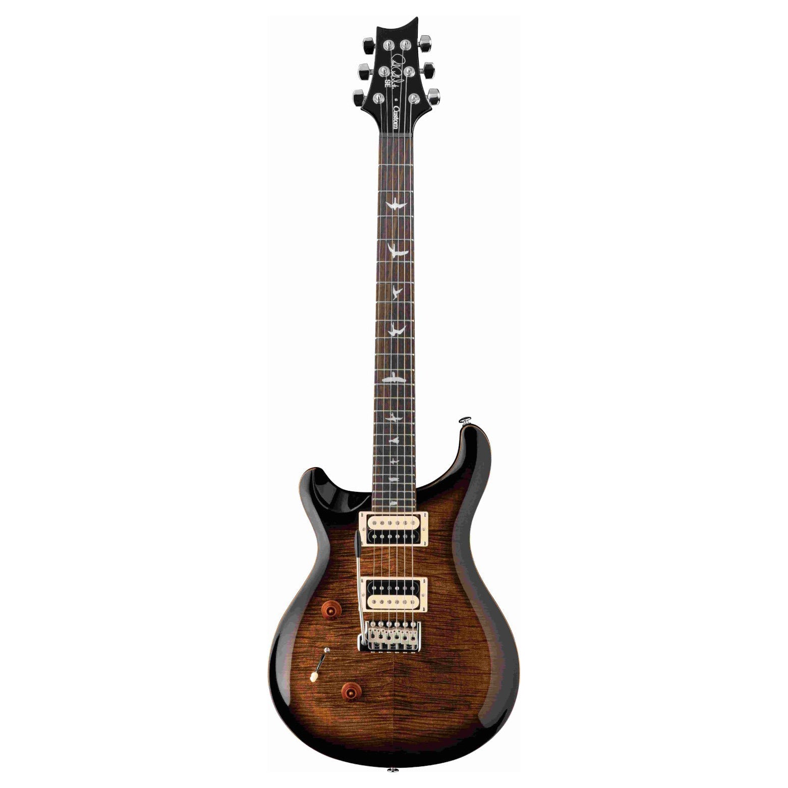 PRS - SE Custom 24 Black Gold vänsterhänt - Musik Utan Gränser 