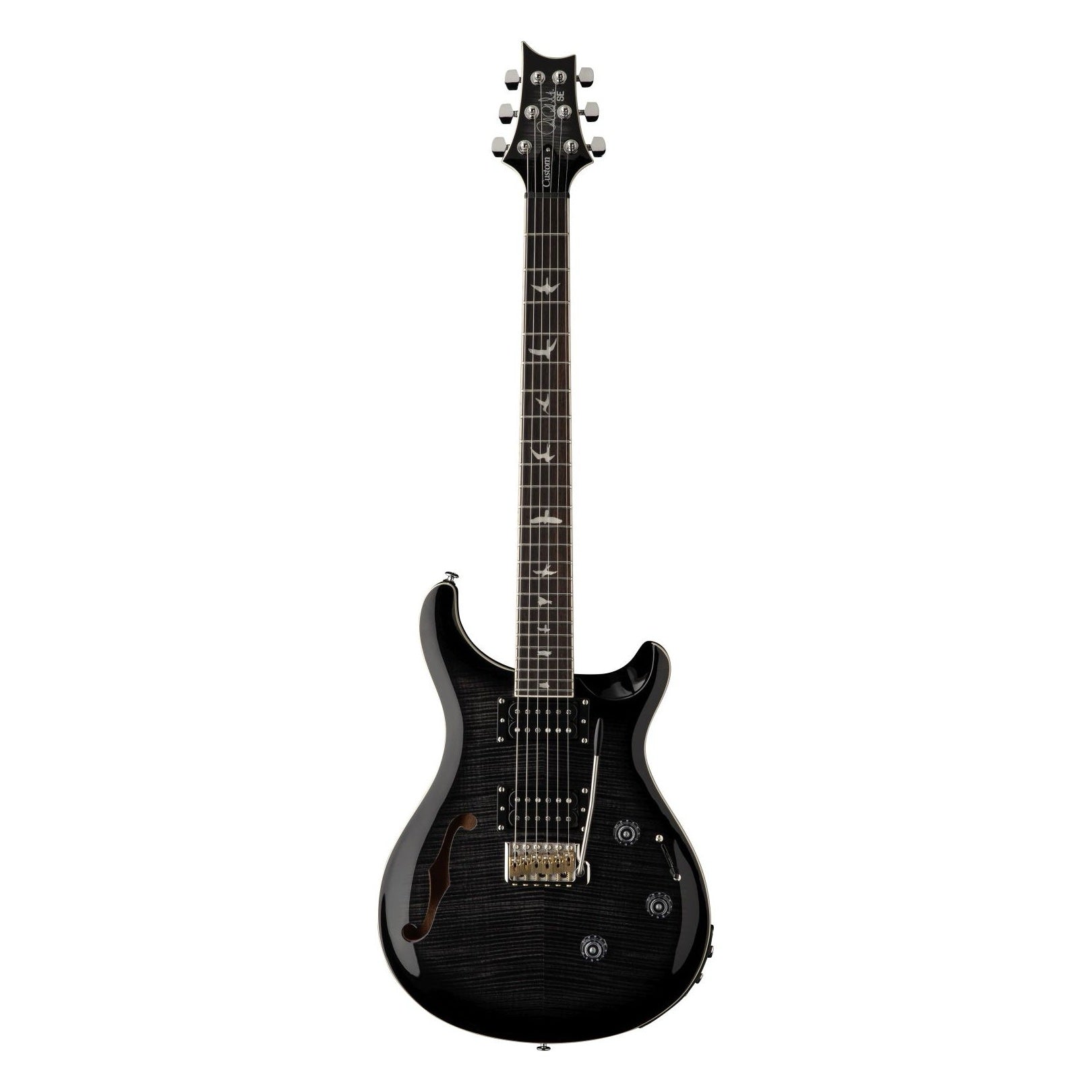 SE Custom 24 Semi-Hollow Body Piezo Charcoal Burst