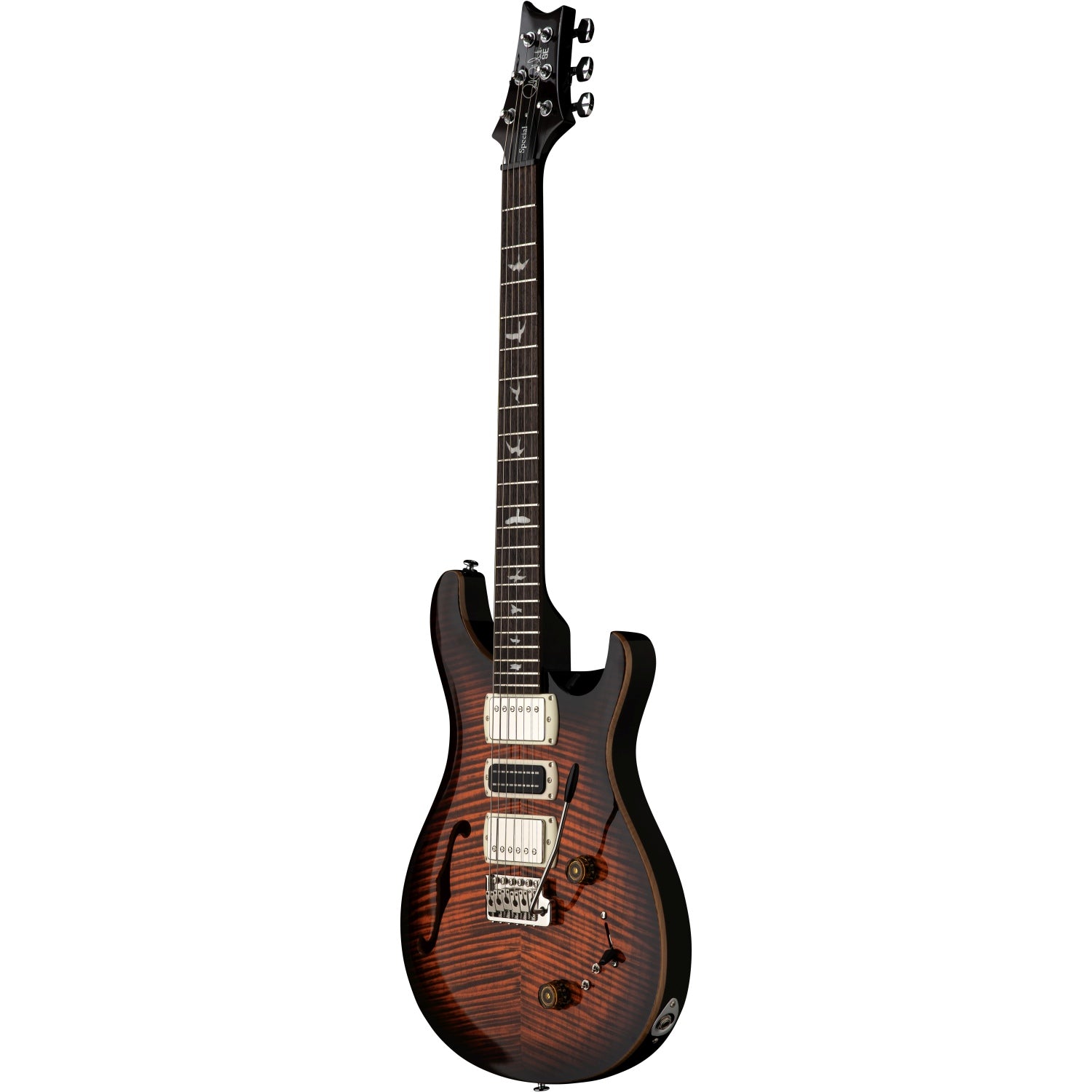 SE Semi Hollow Orange Tiger Smokeburst