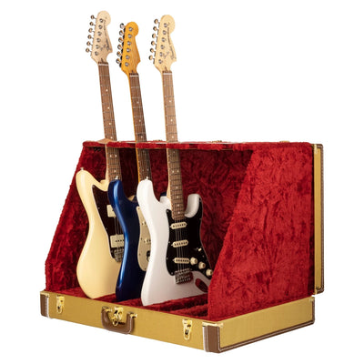 Fender - Classic Series Case Stand Tweed 5 Guitars Tweed - Musik Utan Gränser 