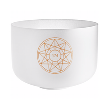 Ladda upp bild till gallerivisning, SOLCSB12-174 Solfeggio Crystal Singing Bowl 12&quot; 174 Hz F3

