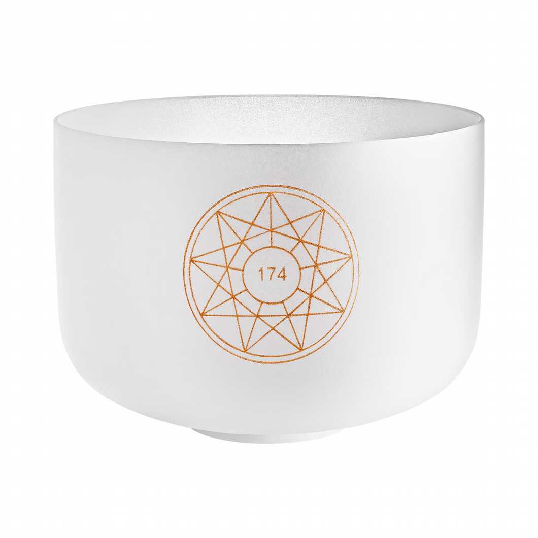 SOLCSB12-174 Solfeggio Crystal Singing Bowl 12