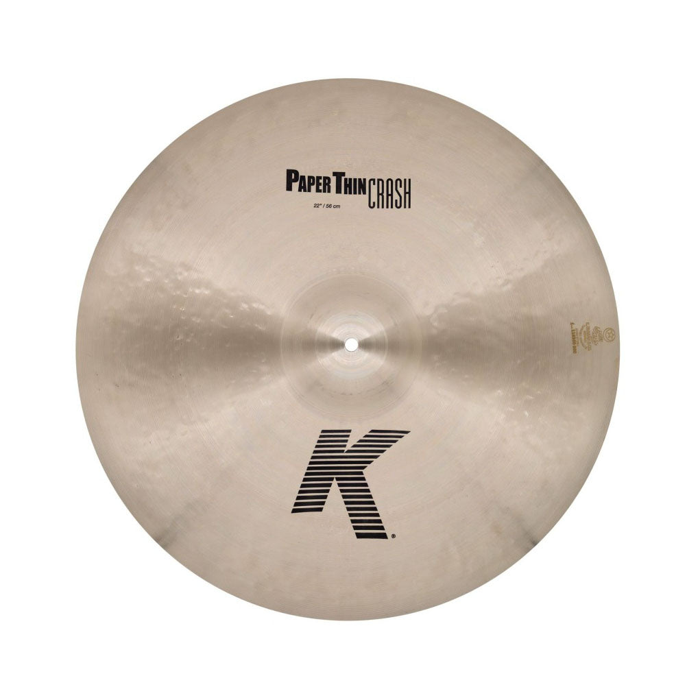 Zildjian - 22" K Paper Thin Crash - Musik Utan Gränser 