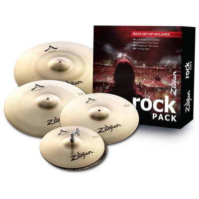 Zildjian - A Zildjian Rock Cymbalpack - A0801R - Musik Utan Gränser 