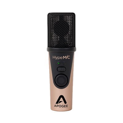Apogee - HypeMiC USB-mikrofon med kompressor och hörlursutgång - Musik Utan Gränser 
