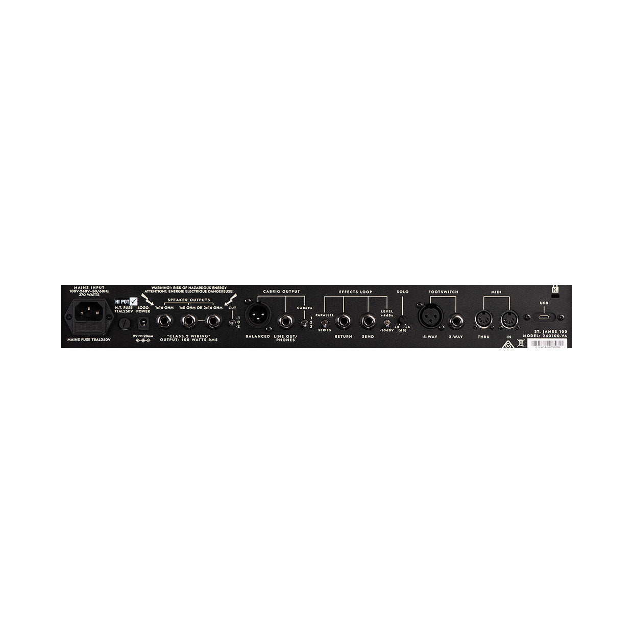 Blackstar - St. James 100 Head 100W - Musik Utan Gränser 