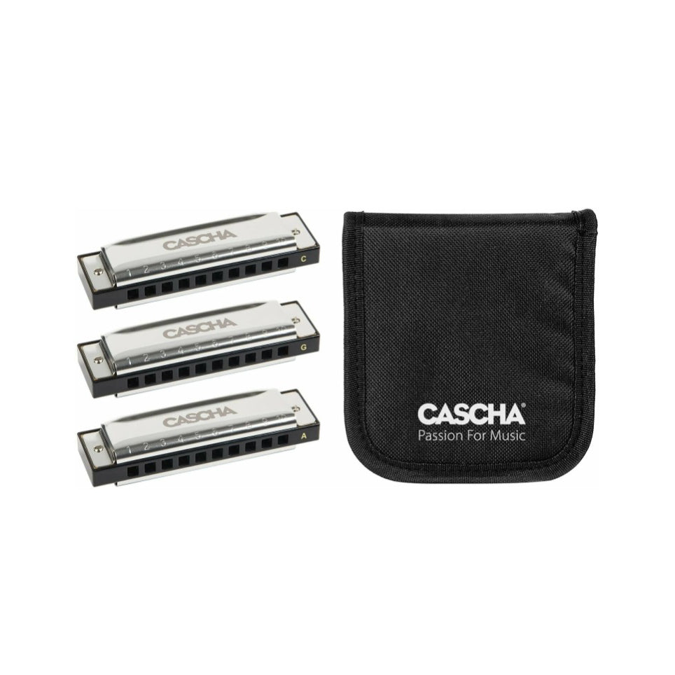 Cascha - HH 2341 Set Blues Series 3 munspel C-G-A - Musik Utan Gränser 