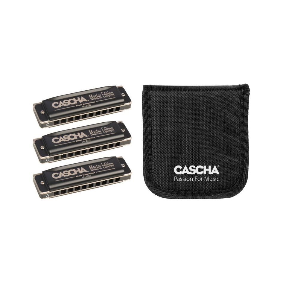 Cascha - HH 2344 Set Master Edition Blues 3 munspel C-G-A - Musik Utan Gränser 