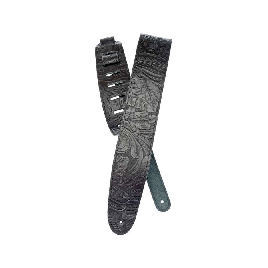 25LE00 Leather Black Pattern