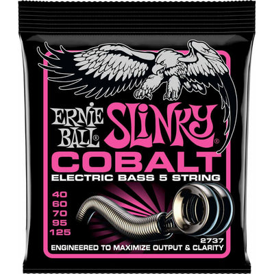 Ernie Ball - 2737 5-String Cobalt Super Slinky Bass - Musik Utan Gränser 