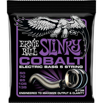 Ernie Ball - 2738 5-String Cobalt Power Slinky Bass - Musik Utan Gränser 