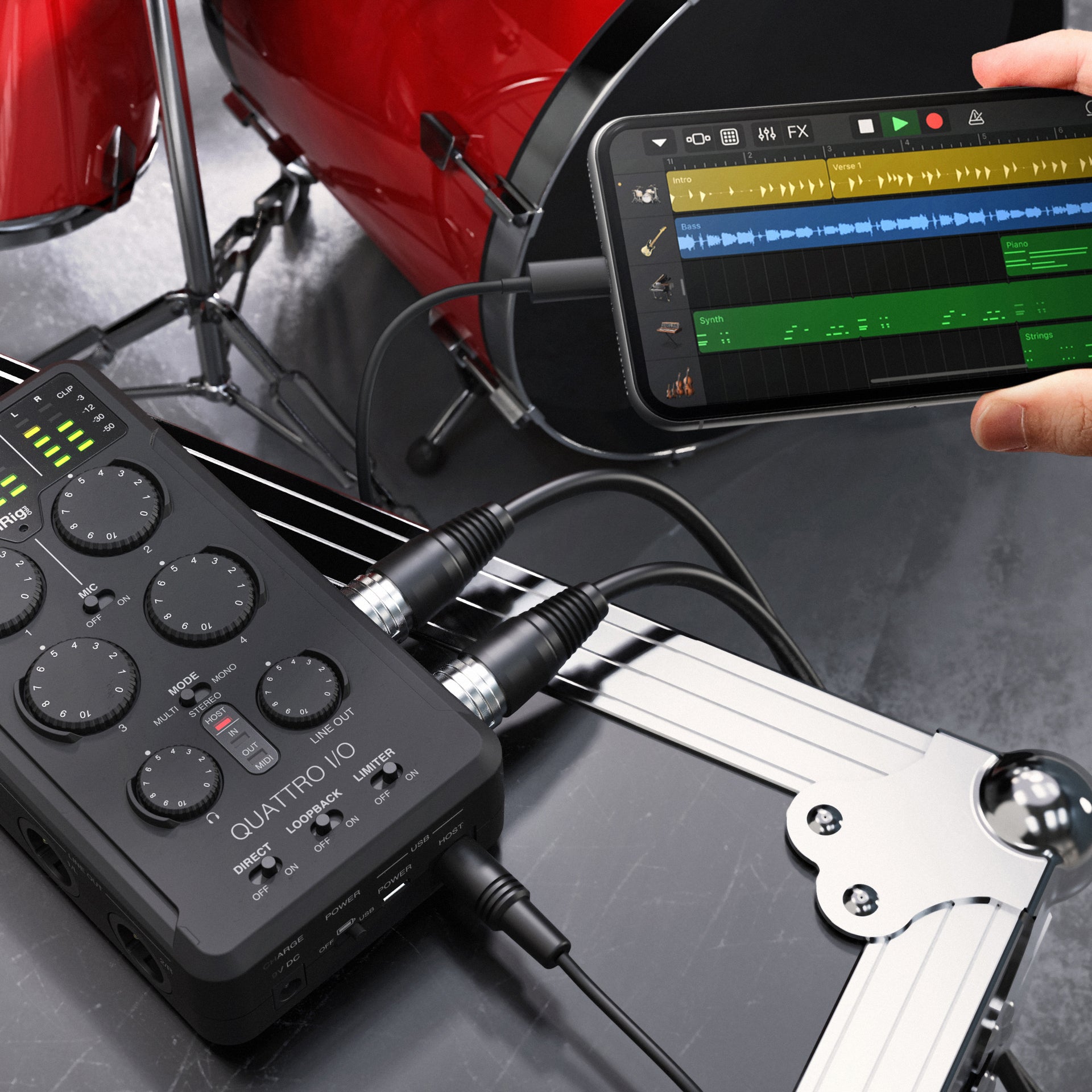 IK Multimedia - iRig Pro Quattro I/O - Musik Utan Gränser 