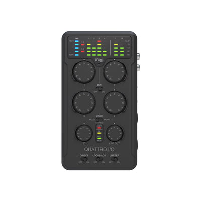 IK Multimedia - iRig Pro Quattro I/O Deluxe - Musik Utan Gränser 