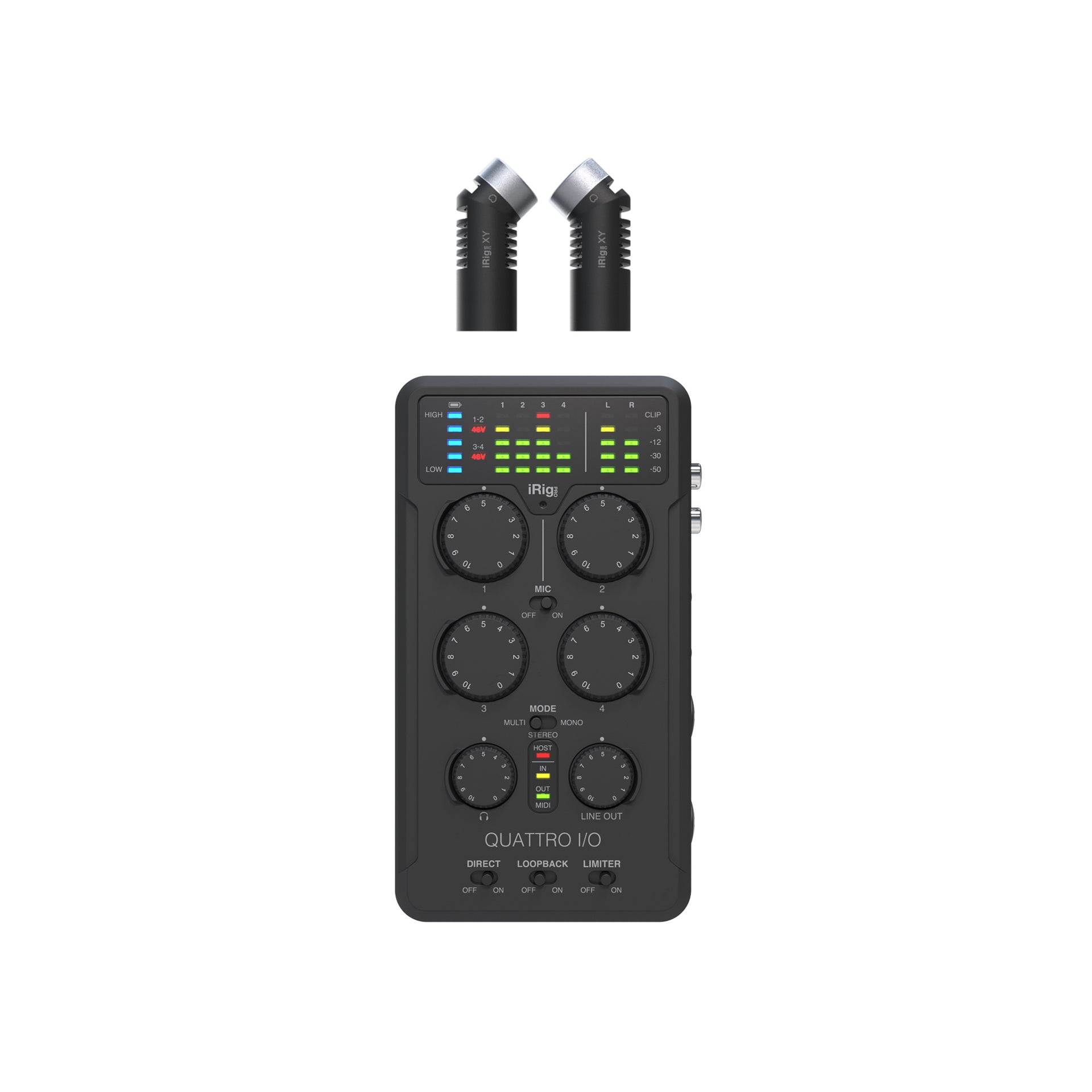 IK Multimedia - iRig Pro Quattro I/O Deluxe - Musik Utan Gränser 