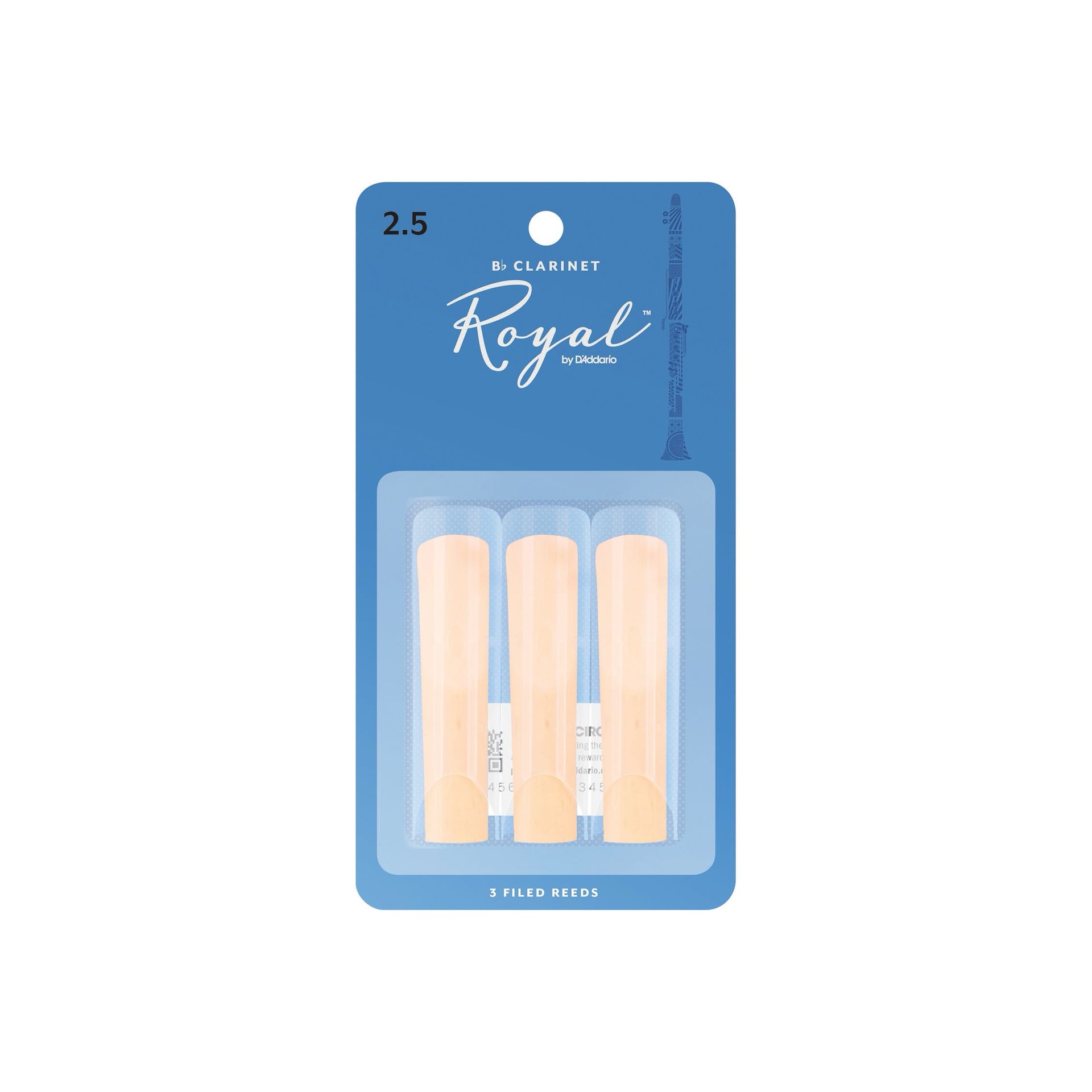 Royal Bb-Klarinett 3-pack rörblad