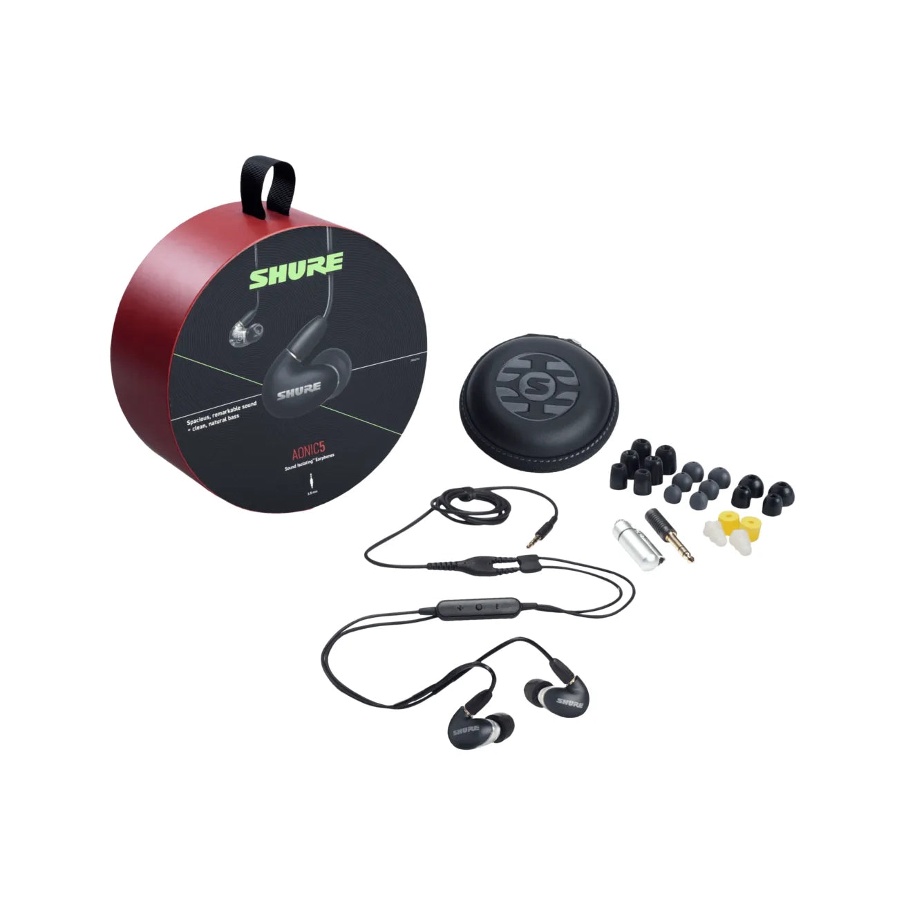 Aonic 5 3BA Earphone Black with RMCE-UNI