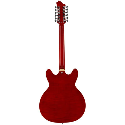 Hagström - Viking Deluxe-12 Wild Cherry - 12-strängad elgitarr - Musik Utan Gränser 