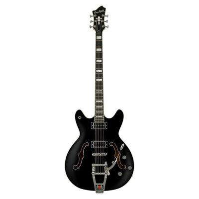 Hagström Tremar Viking Baritone Deluxe Black