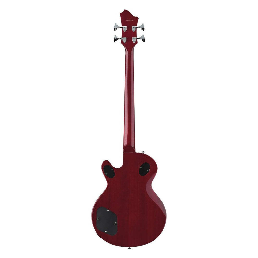 Hagström - Swede Bass Wild Cherry Transparent - Musik Utan Gränser 