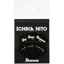 Ladda upp bild till gallerivisning, P1000ICHI-BK. Plektrum 6-Pack, Ichika Nito Signatur.
