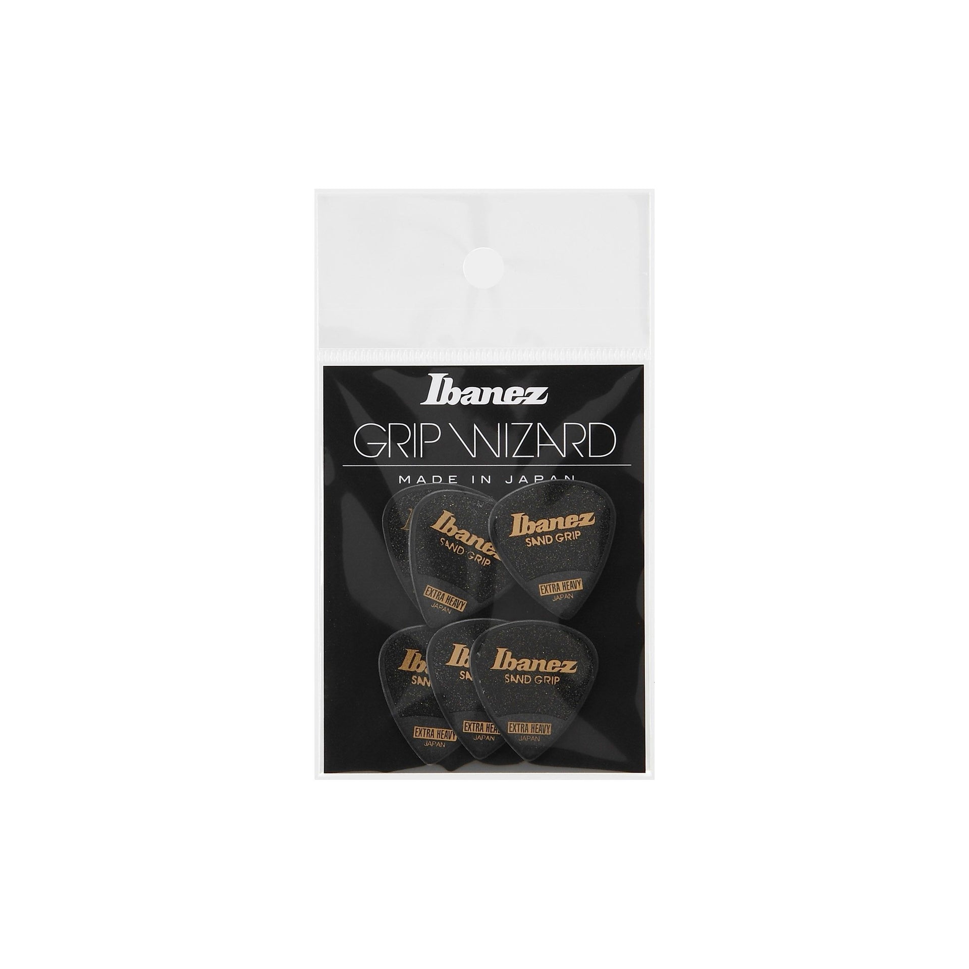 Ibanez - Sand Grip Black PPA16XSG-BK X-Heavy 6-pack - Musik Utan Gränser 