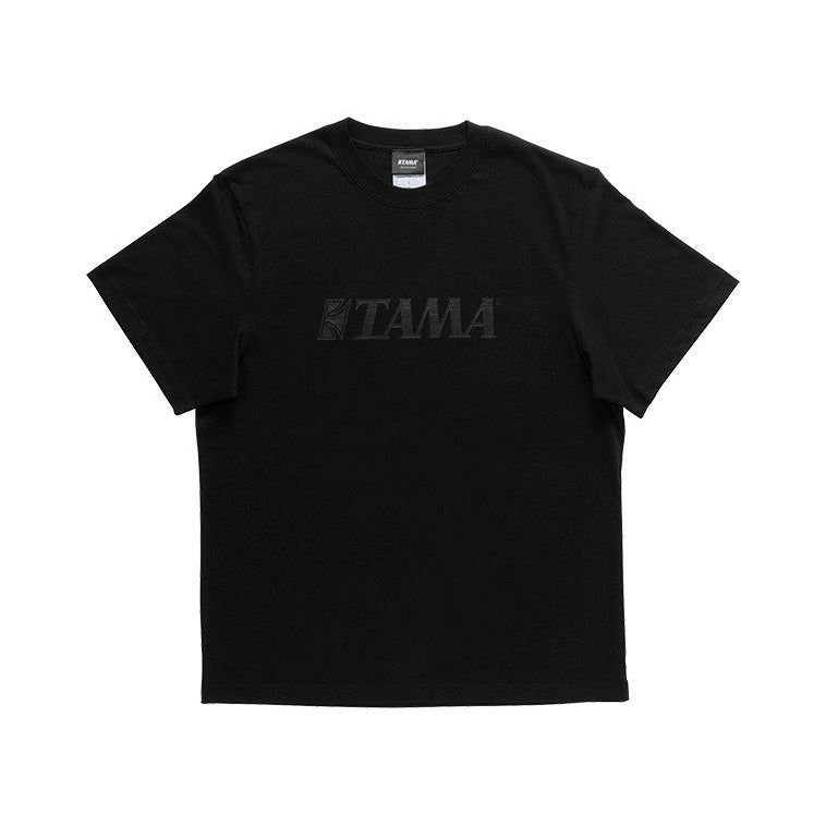 TAMT007M T-shirt Tama Logo Black Medium