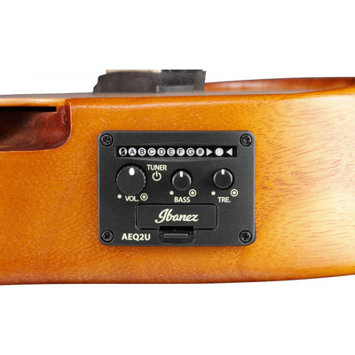 Ibanez - AUC10E-OPN Concert Ukulele med mikrofon - Musik Utan Gränser 