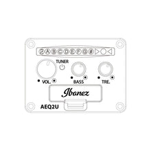 Load image into Gallery viewer, UEW12E-BIF Concert Ukulele med mikrofon
