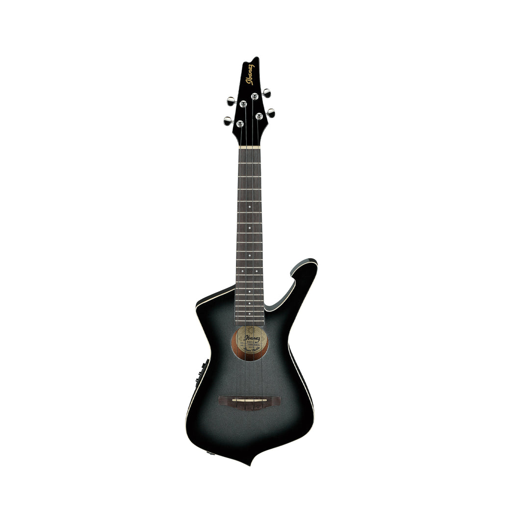 Ibanez - UICT-MGS Iceman Ukulele Metallic Gray Sunburst - Musik Utan Gränser 