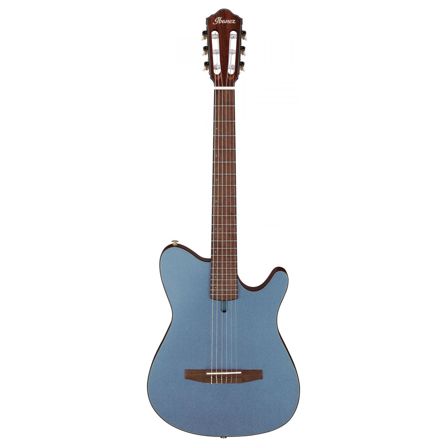 Ibanez - FRH10N-IBF Indigo Blue Burst Flat Nylon Thin Body - Musik Utan Gränser 