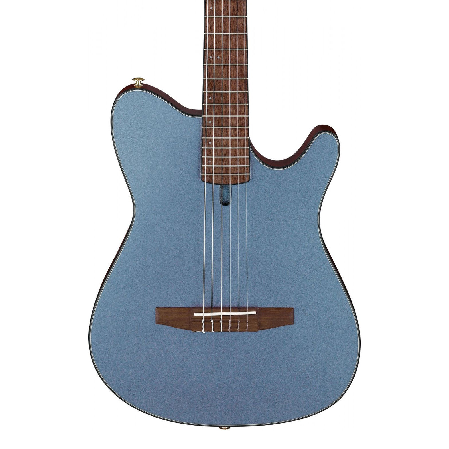 Ibanez - FRH10N-IBF Indigo Blue Burst Flat Nylon Thin Body - Musik Utan Gränser 
