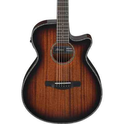 Ibanez - AEG74-MHS Mahogany Sunburst High Gloss - Musik Utan Gränser 